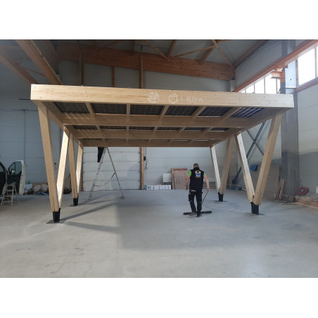 Solar port Wood 1 + e-charger