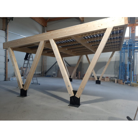 Solar port Wood 1 + e-charger