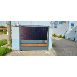 Fotovoltický plot Glass Bifacial 2
