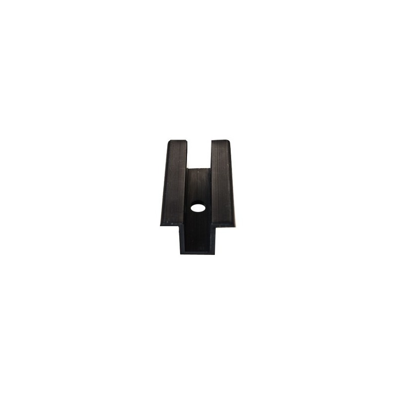 Hliníkový čierny univerzálny stredový úchyt - dĺžka 70 mm
